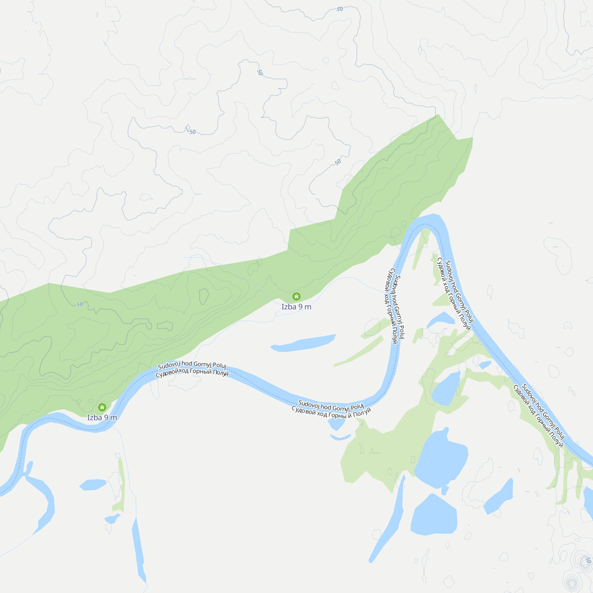 Izba map