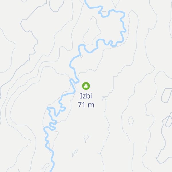 Map of Izbi