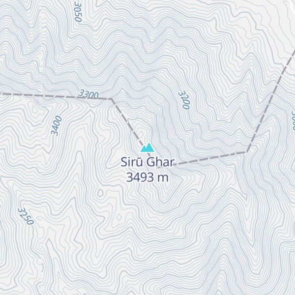 Map of Sirū Ghar