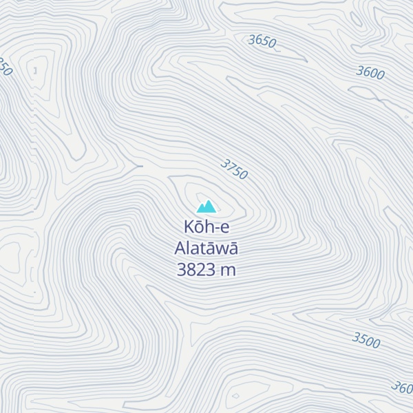 Map of Kōh-e Alatāwā
