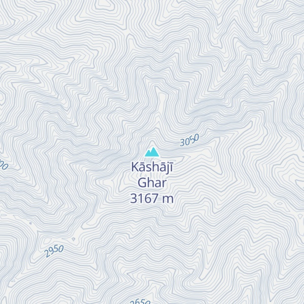 Map of Kāshājī Ghar