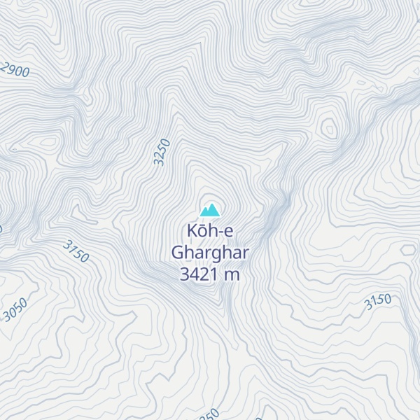 Map of Kōh-e Gharghar