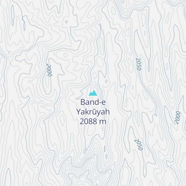 Map of Band-e Yakrūyah