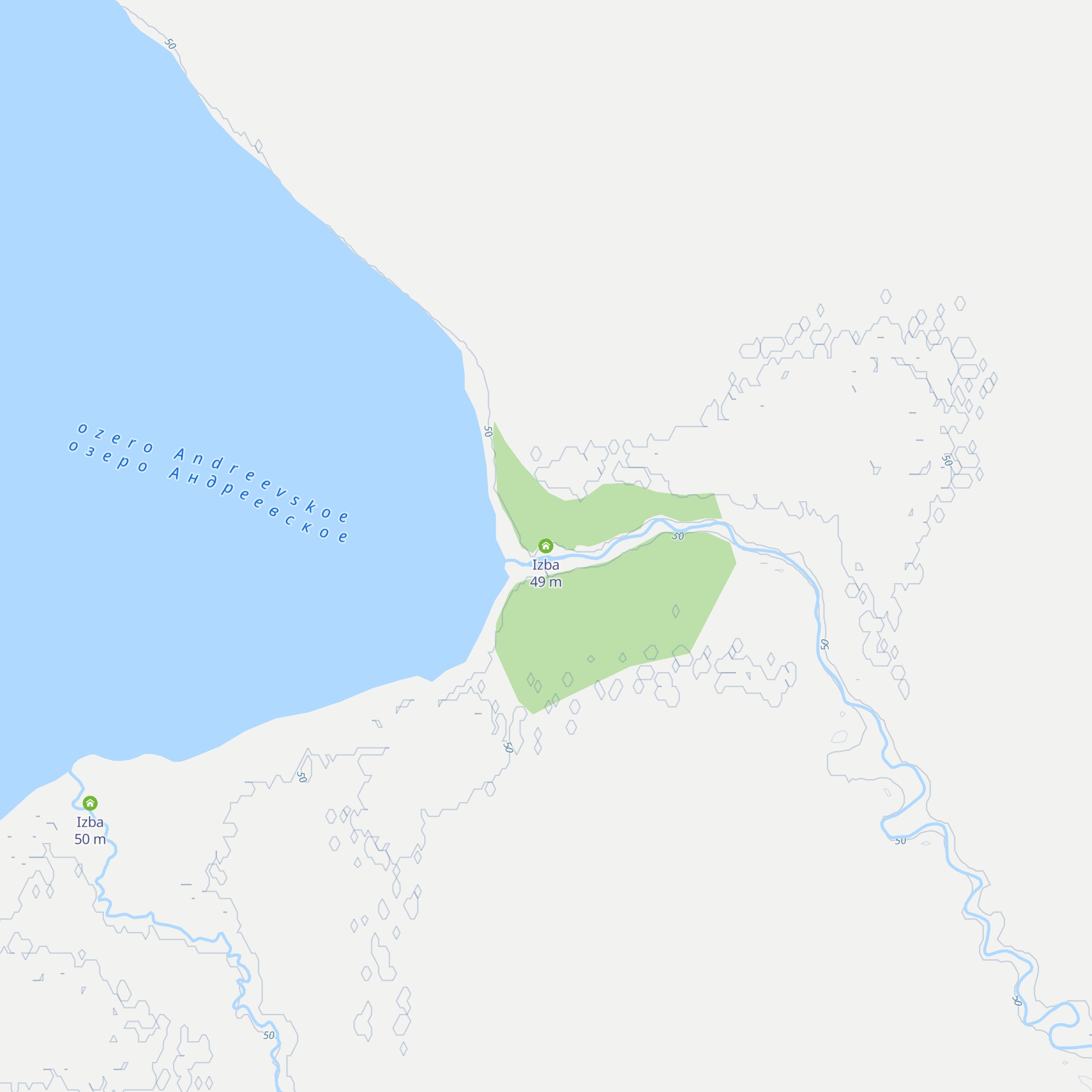 Izba map