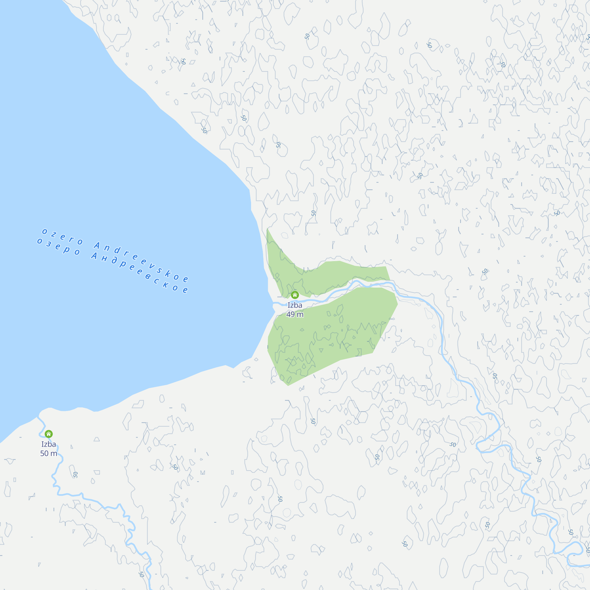 Izba map