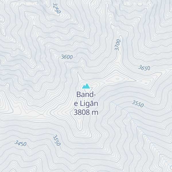 Map of Band-e Ligān