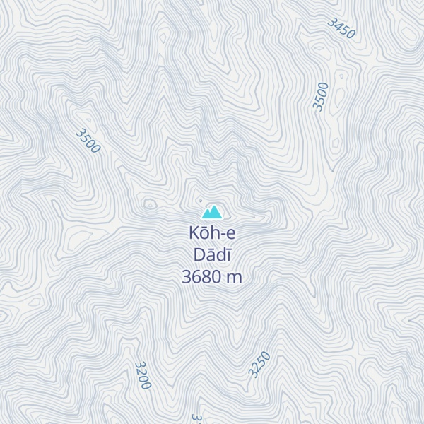 Map of Kōh-e Dādī