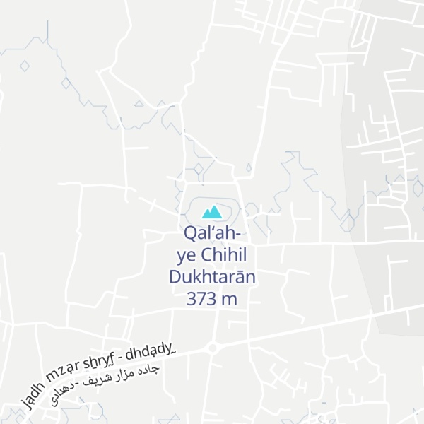 Map of Qal‘ah-ye Chihil Dukhtarān