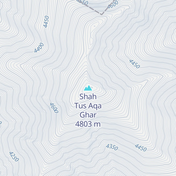 Map of Shah Tus Aqa Ghar