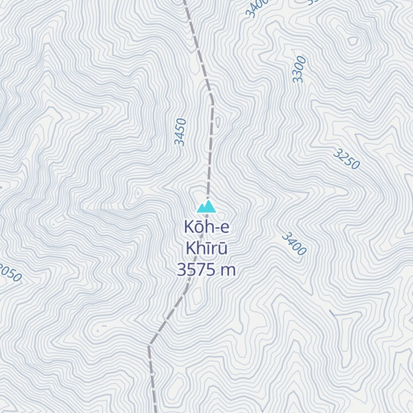 Map of Kōh-e Khīrū