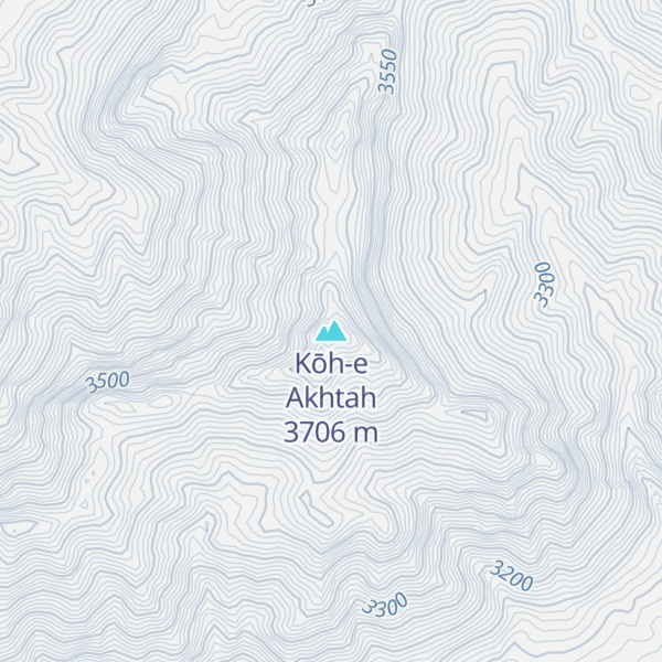 Map of Kōh-e Akhtah