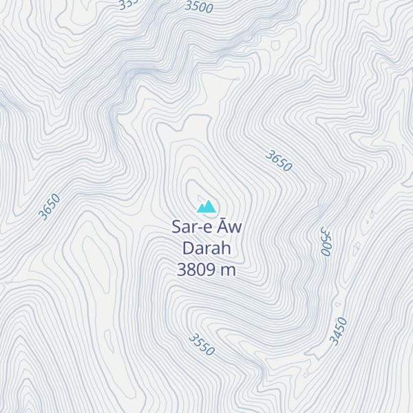 Map of Sar-e Āw Darah
