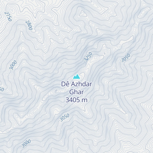 Map of Dê Azhdar Ghar