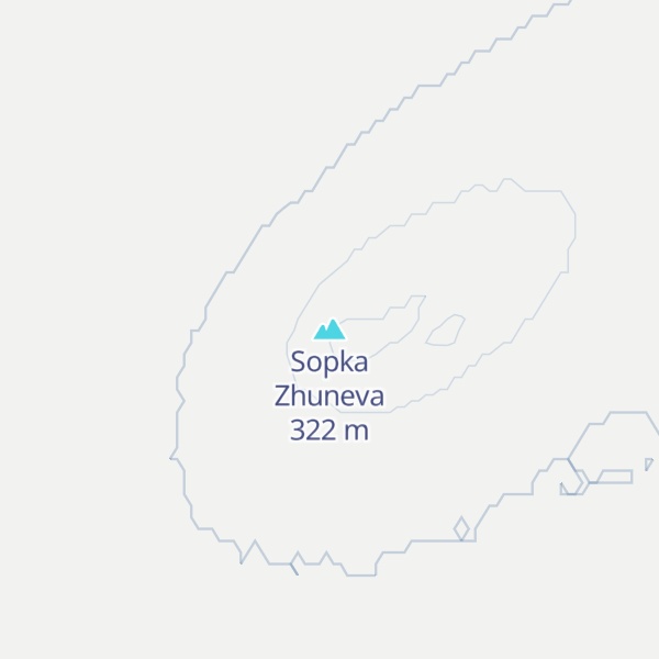 Map of Sopka Zhuneva