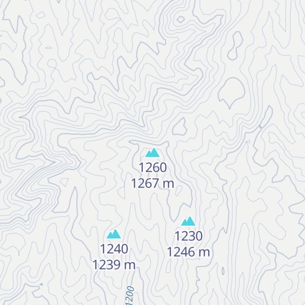Map of 1260