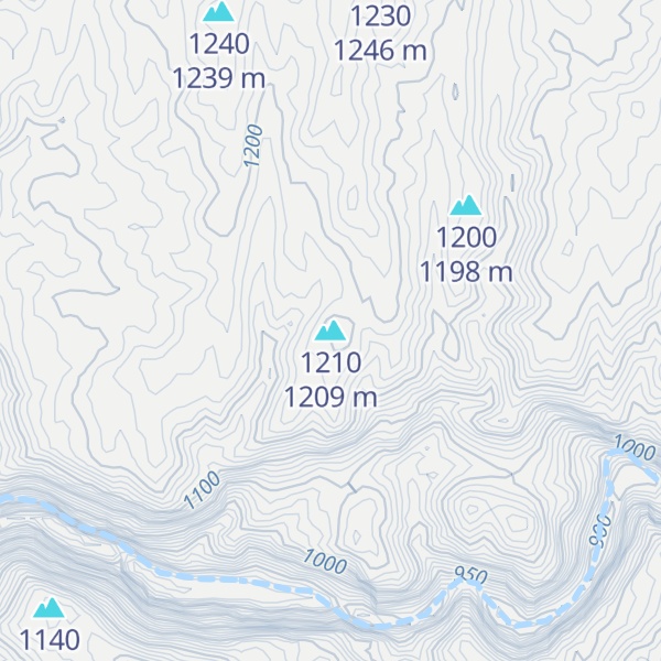 Map of 1210
