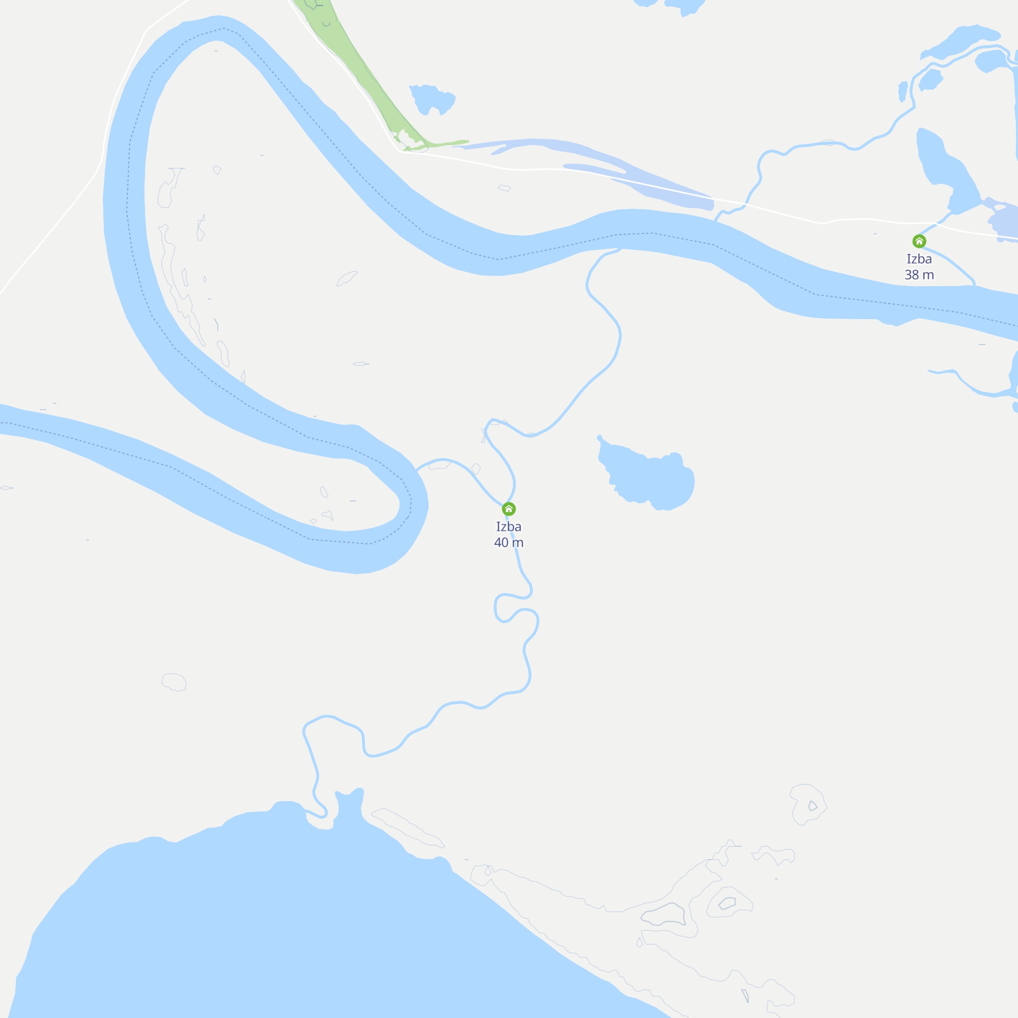Izba map