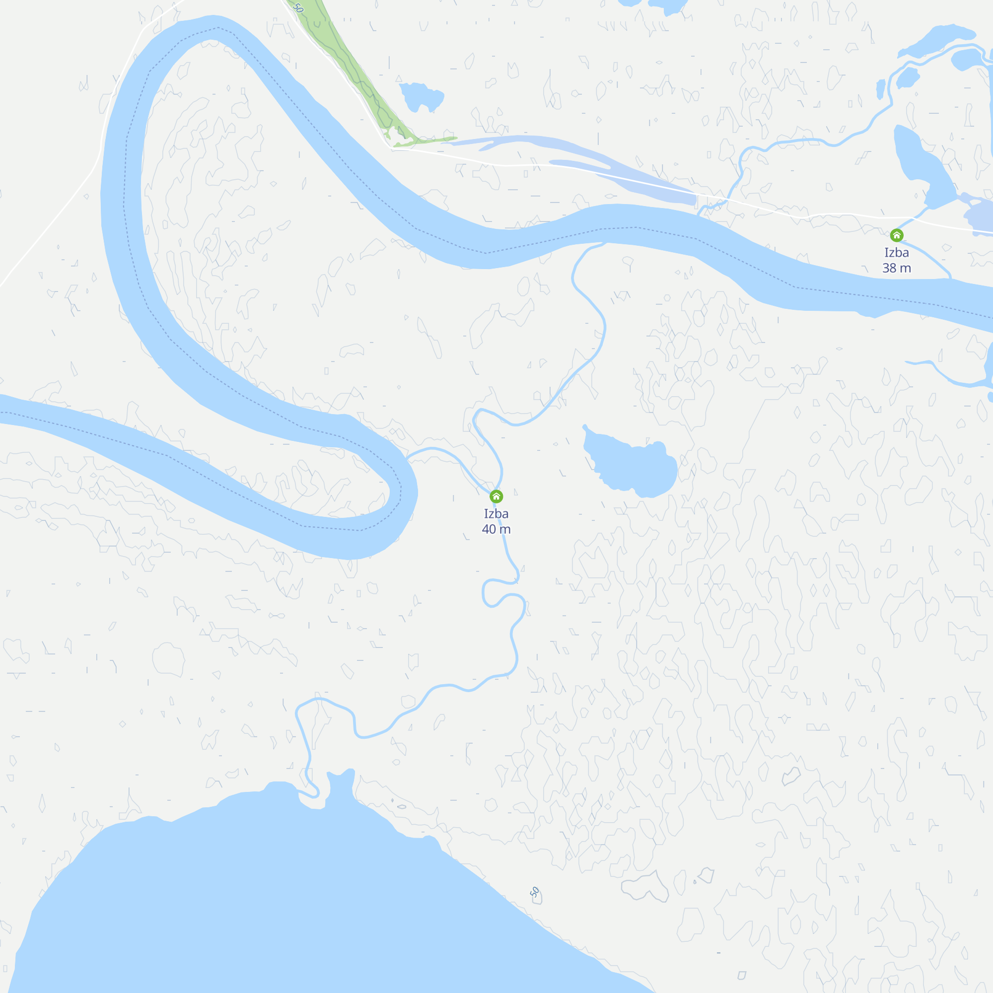 Izba map