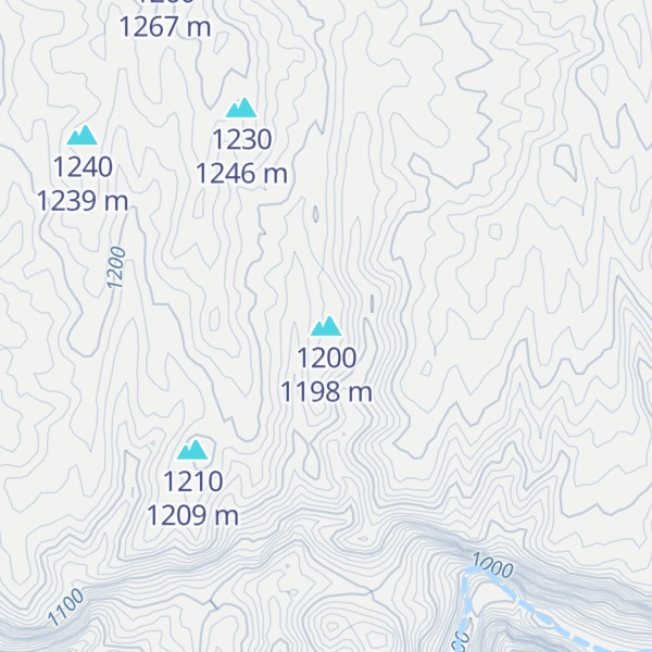 Map of 1200