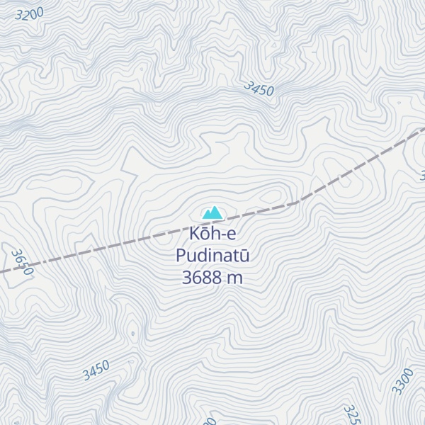 Map of Kōh-e Pudinatū