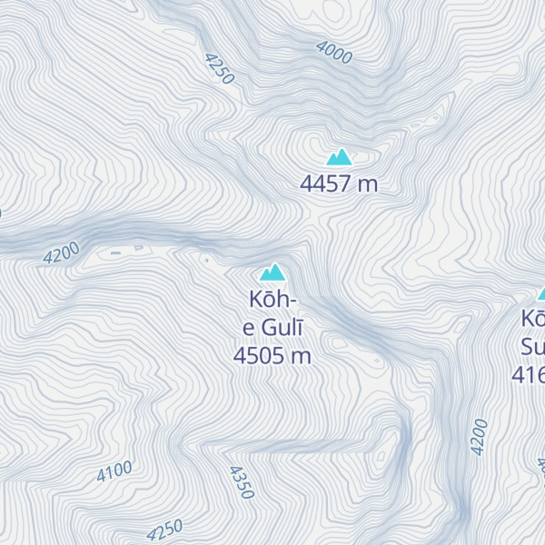 Map of Kōh-e Gulī