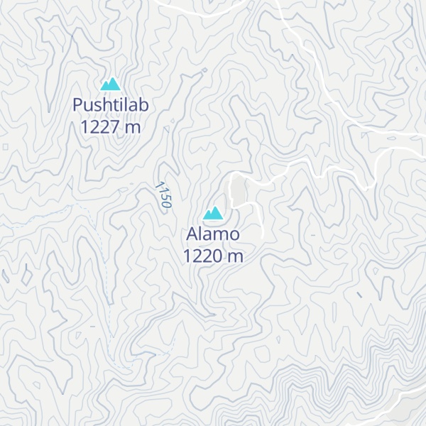 Map of Alamo