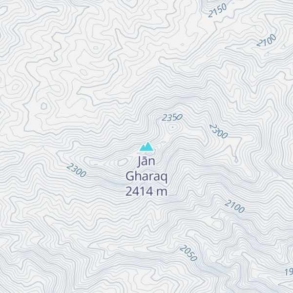 Map of Jān Gharaq