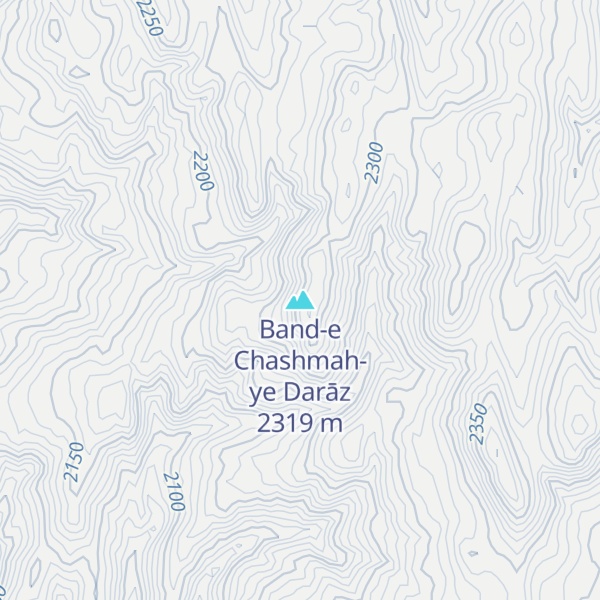 Map of Band-e Chashmah-ye Darāz