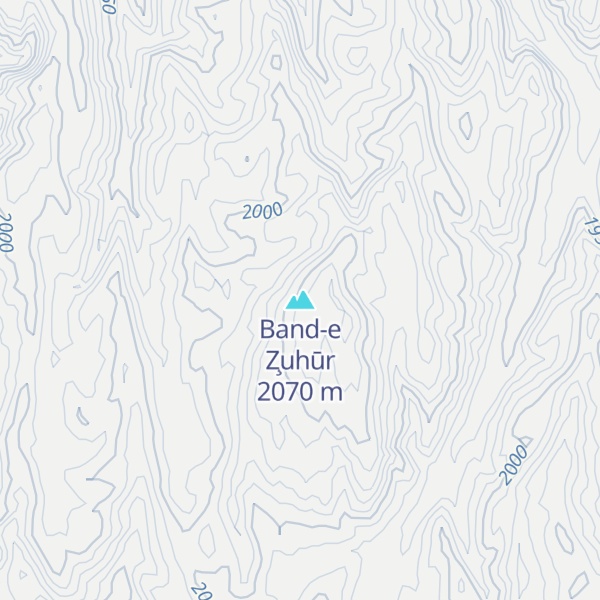 Map of Band-e Z̧uhūr