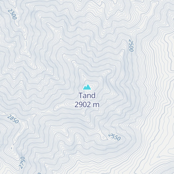 Map of Tand