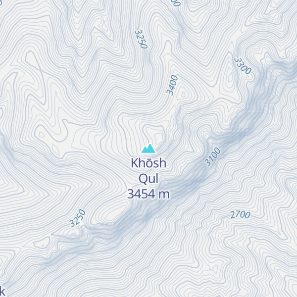 Map of Khōsh Qul