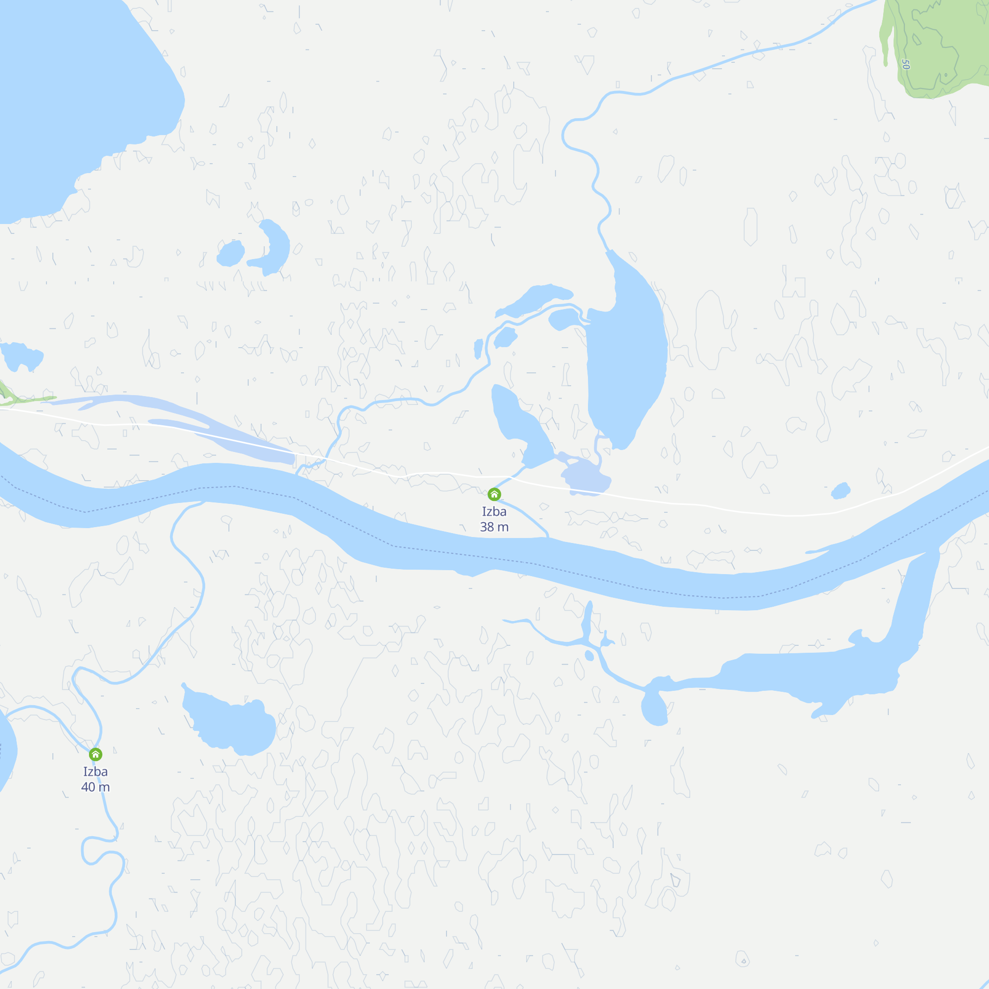 Izba map