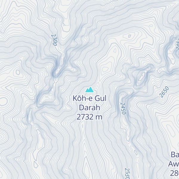 Map of Kōh-e Gul Darah