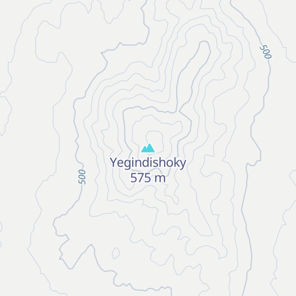 Map of Yegindishoky