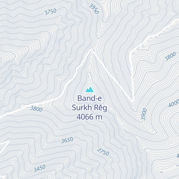 Map of Band-e Surkh Rēg