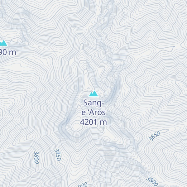 Map of Sang-e ‘Arōs