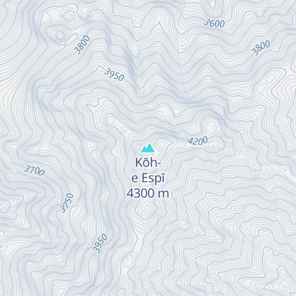 Map of Kōh-e Espī