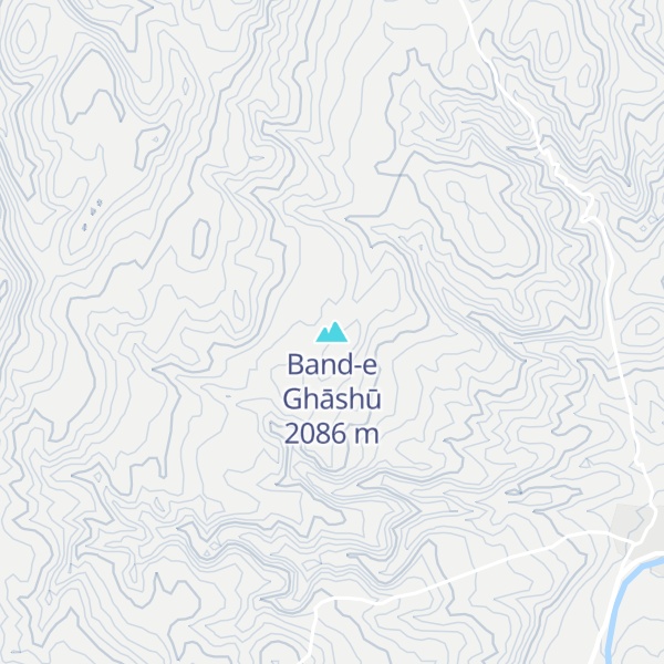 Map of Band-e Ghāshū