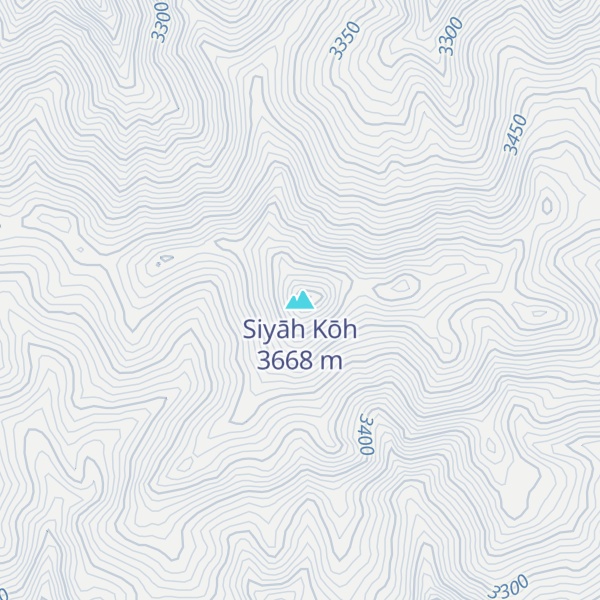 Map of Siyāh Kōh