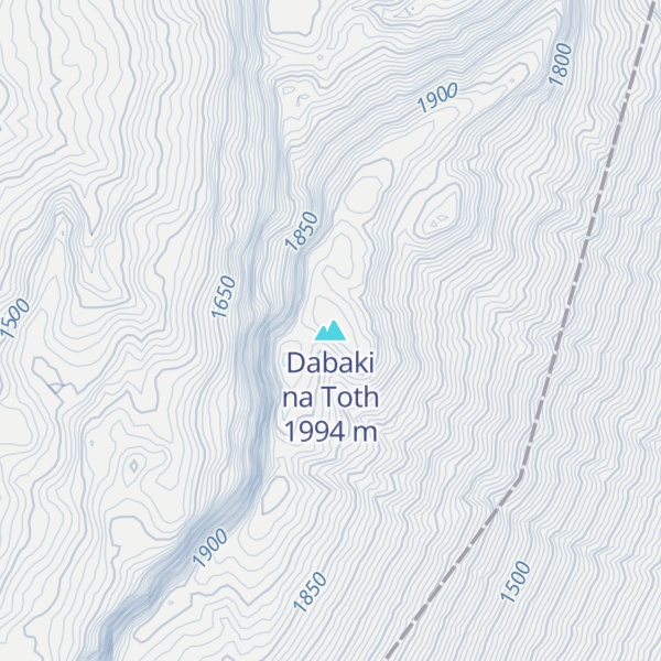 Map of Dabaki na Toth