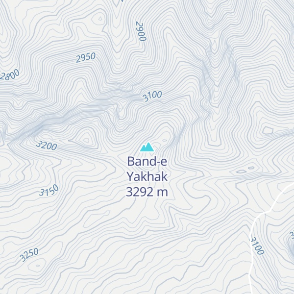 Map of Band-e Yakhak