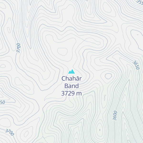 Map of Chahār Band