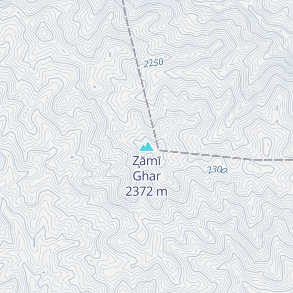Map of Z̧āmī Ghar