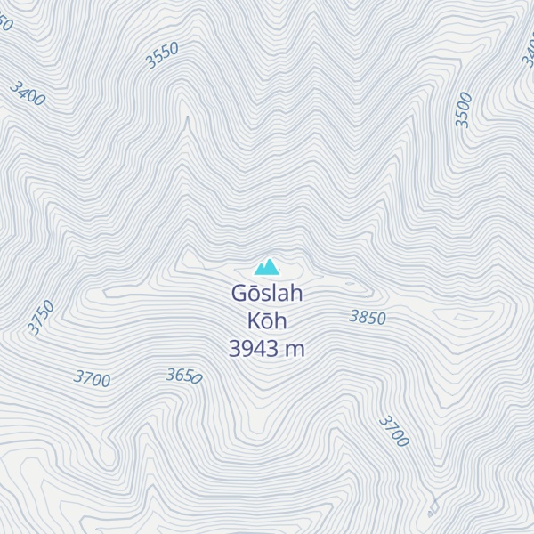 Map of Gōslah Kōh