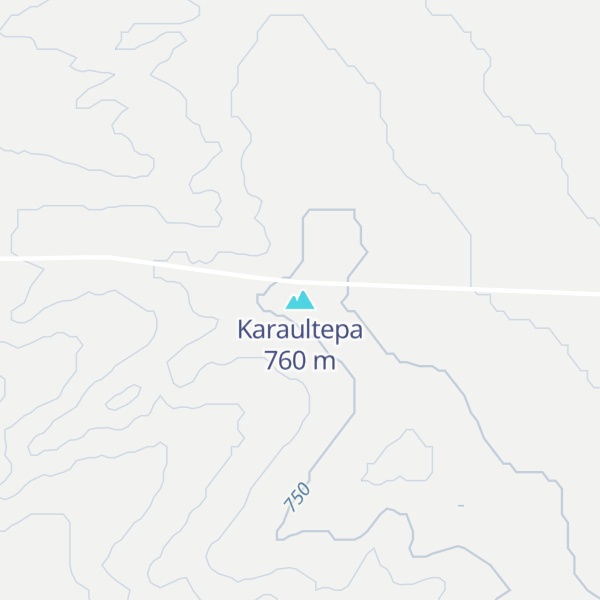 Map of Karaultepa