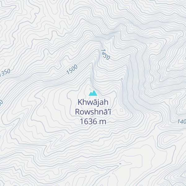 Map of Khwājah Rowshnā’ī