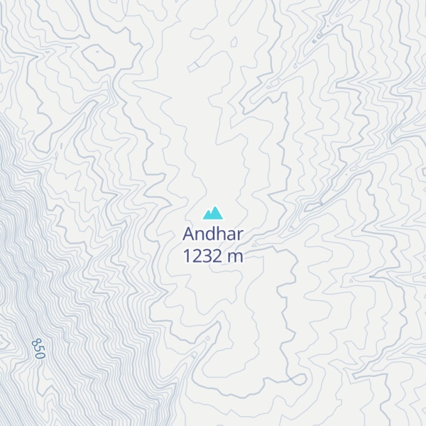 Map of Andhar