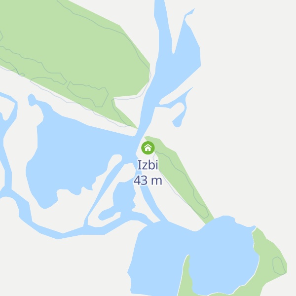 Map of Izbi
