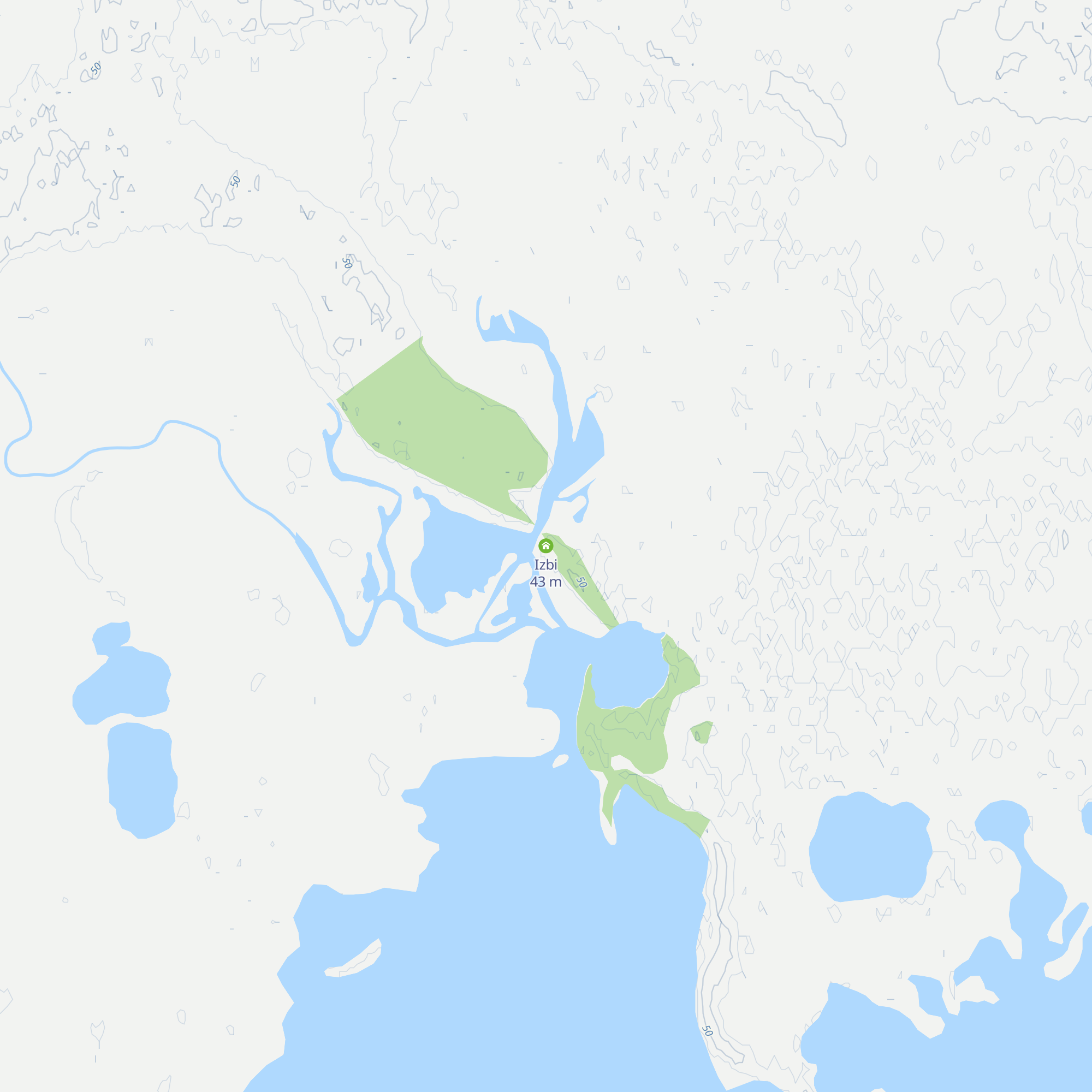 Izbi map