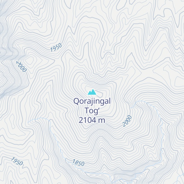 Map of Qorajingal Tog‘